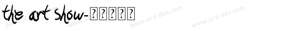 The Art Show字体转换